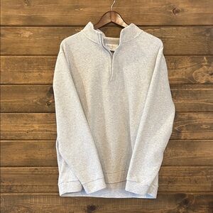 Walter Hagen Heather Gray Zip-Up Sweater